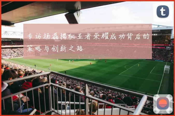 专访杨磊揭秘王者荣耀成功背后的策略与创新之路